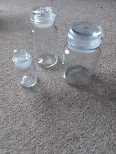 Vintage glass storage for sale  WESTON-SUPER-MARE