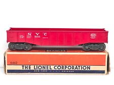 Coche góndola rojo Lionel calibre O #6462 "NY Central" con caja segunda mano  Embacar hacia Argentina