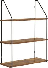 3-Tier Wall Mount Shelves Industrial Rustic Storage Shelves Floating Shelves for sale  Shipping to South Africa