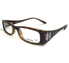 Armações de óculos Miu Miu VMU03D 3AK-1O1 marrom tartaruga prata trevos 50-17-130 comprar usado  Enviando para Brazil