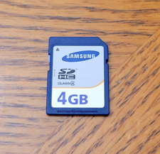 Tarjeta de memoria Samsung 4 GB SDHC - Clase 4 - Probada - ¡Envío rápido!¡! segunda mano  Embacar hacia Argentina