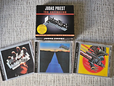 Usado, Colección Judas Priest 3 CD acero británico + punto de entrada + gritos por venganza segunda mano  Embacar hacia Argentina