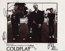 Coldplay singers signed for sale  UK