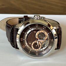Relógio masculino BULOVA automático SUTTON 21 joia couro marrom - 96A120 MSRP: US$ 550 comprar usado  Enviando para Brazil