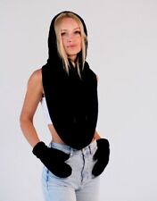 Hooded cowl mittens for sale  Hollywood