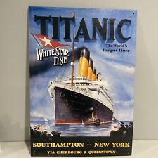 Titanic metal tin for sale  Tuckahoe