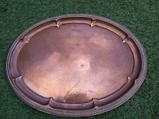 Joseph Sankey & Sons Vintage Copper Serving Tray With Scalloped Edge for sale  Shipping to South Africa