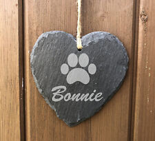 Personalised hanging heart for sale  Shipping to Ireland