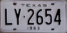 1963 texas license for sale  Beeville