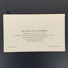 Vintage business card for sale  Little Elm