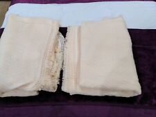 Cream blankets single for sale  LAMPETER