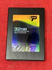 Usado, Unidade de Estado Sólido Patriot Warp 32GB SATA I/II 2.5" SSD 1.5G/3Gbps comprar usado  Enviando para Brazil