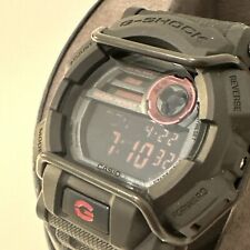 Relógio Casio G-Shock masculino quartzo hora mundial vermelho acento preto resina 50mm GD400-1 comprar usado  Enviando para Brazil