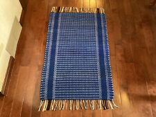 Hand woven blue for sale  Newburgh