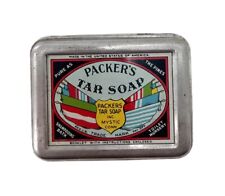 Sabonete de alcatrão vintage Packers Healing lata vazia The Packer perfeito estado. Co. New York 3"x2" comprar usado  Enviando para Brazil