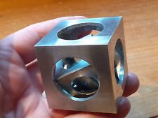 Used, Vintage aluminium mystery "cube in a cube in a cube" for sale  Shipping to South Africa