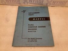 Doall 208 manual for sale  Hamilton