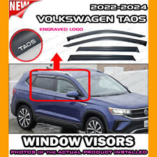 Used, WINDOW VISOR for 2022 → 2024 Volkswagen Taos / DEFLECTOR VENT SHADE RAIN GUARD for sale  Shipping to South Africa