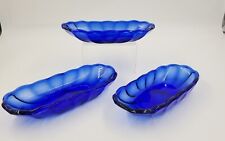 3 glass banana split dishes for sale  Clermont