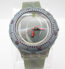 Relógio masculino Swatch mergulho Snowpass quartzo WR mostrador analógico redondo causal (G332) comprar usado  Enviando para Brazil