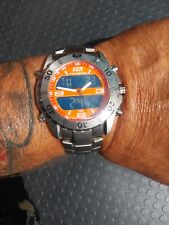 Reloj y pulsera de titanio digital/analógico para hombre Florida Keys Time  segunda mano  Embacar hacia Argentina