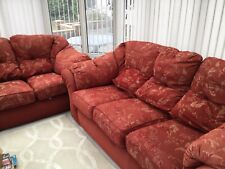 Fabric sofas 2 and 3 seater, used for sale  WORTHING