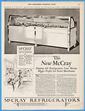 1928 McCray Refrigerator Co Kendallville IN Grocer Meat Market display case Ad for sale  Shipping to South Africa