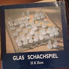 Glas schachspiel gebraucht kaufen  Oberschleißheim