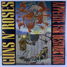 Vinil Guns N Roses Appetite For Destruction Lp Brasil (1988/1991) EX/VG W Inserção comprar usado  Brasil 