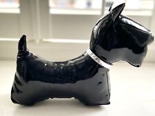 Finta Pelle Animale Domestico Cane Ornamento Figurina Arte SCOTTY DOG TERRIER NUOVO usato  Spedire a Italy