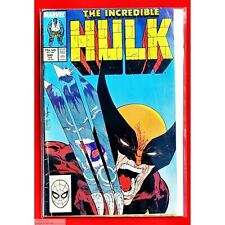 Incrível Hulk 340 1ª impressão 1 bolsa e tabuleiro de quadrinhos Marvel 1988 (Lote 2274 EUA comprar usado  Enviando para Brazil