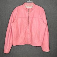 Pink leather jacket for sale  Charlotte