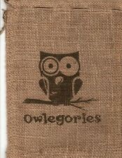 Owl burlap bag for sale  Fairburn