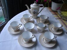 Used, Noritake Mount Fuji pattern complete coffee set 1920/30s. 15 pieces. for sale  Shipping to South Africa