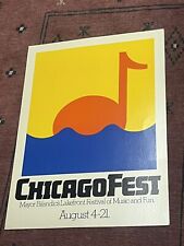 Vintage chicago fest for sale  Chicago