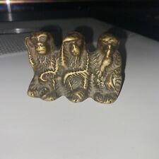 Vintage monkeys brass for sale  LETCHWORTH GARDEN CITY