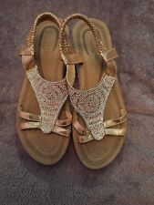 Ladies sparkle sandals for sale  GLASGOW