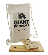 Clearance- Get Out!™ dominó gigante de madeira conjunto jumbo 28 peças comprar usado  Enviando para Brazil