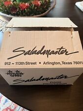 NEW SALADMASTER 5N5 FIVE STAR FOOD PROCESSOR 5 CONES SLICER SHREDDER CHOPPER for sale  Amarillo