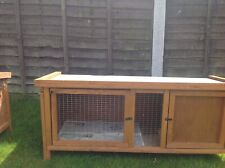 Pet House Rabbit Guinea Pig Hedgehog Cage Hutch Fully Assembled, used for sale  CREWE