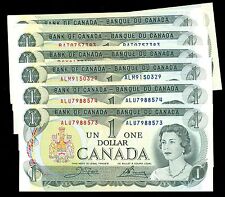1973 BC-46b $1, Crow Bouey, 3 Letter Prefix, Uncirculated for sale  Canada