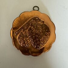 Vintage strawberry copper usato  Spedire a Italy