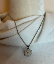 Snowflake pendant chain for sale  Carlinville