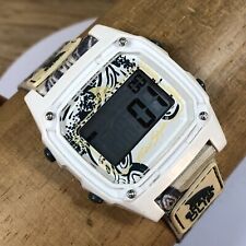 Relógio masculino digital Freestyle Shark branco 40mm resina *MOLDURA QUEBRADA* comprar usado  Enviando para Brazil