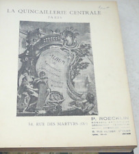 Quincaillerie centrale catalog d'occasion  Arronville