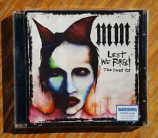 CD Marilyn Manson - Lest We Forget: The Best Of 2004 comprar usado  Enviando para Brazil