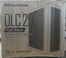 DarkFlash DLC29 Full Mesh Computer Case Black New / Open Box, used for sale  Shipping to South Africa