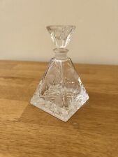 Crystal perfume bottle for sale  LEAMINGTON SPA