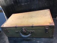 Vintage metal suitcase..brown. for sale  Mount Holly Springs