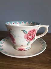 Emma Bridgewater Rose & Bee Large Tea Cup  and Saucer Set, used for sale  UK